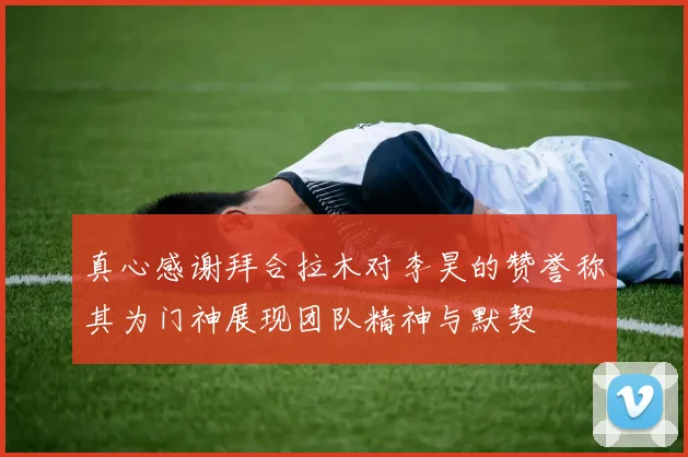 真心感谢拜合拉木对李昊的赞誉称其为门神展现团队精神与默契